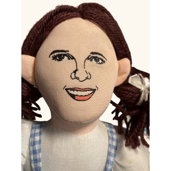Dorothy Wizard Of Oz 14" Plush Doll By Sugar Loaf With Gingham Dress & Red Shoes - Picture 3 of 12